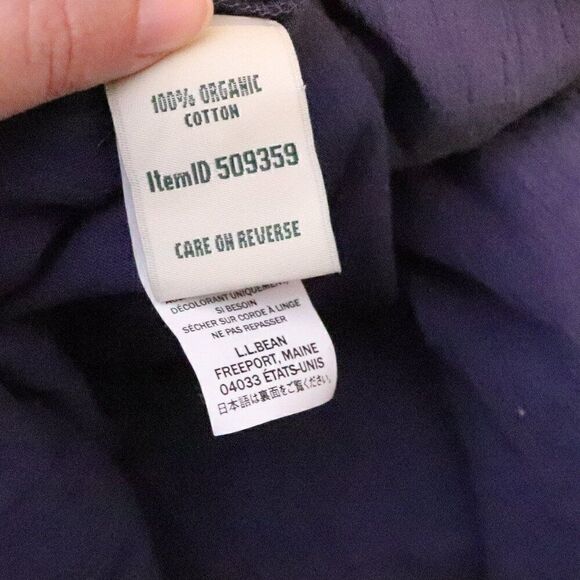 Vintage | LL Bean Button Down Tunic Shirt Large - Picture 7 of 9